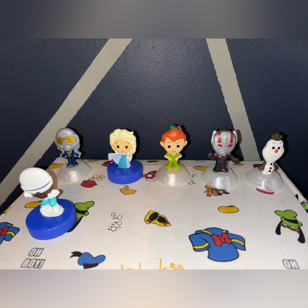 Disney 100th and 70th toys